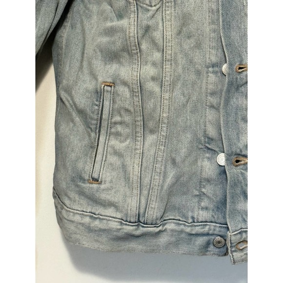 Levi Strauss Collared Button Down Denim Jacket Blue Size Large - Picture 4 of 16